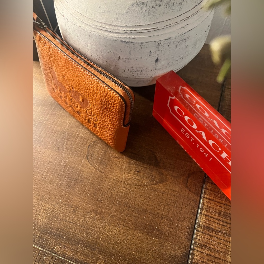 Coach Horse and Carriage Wristlet (NWT) - Picture 3 of 9